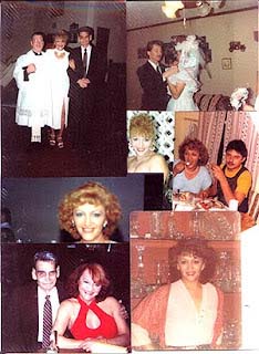 A collage of color photos from 1999 related to the Supreme Court Case Littleton v. Prange that annulled marriages involving trans people.