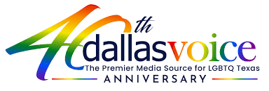 Dallas Voice 40th Anniversary logo